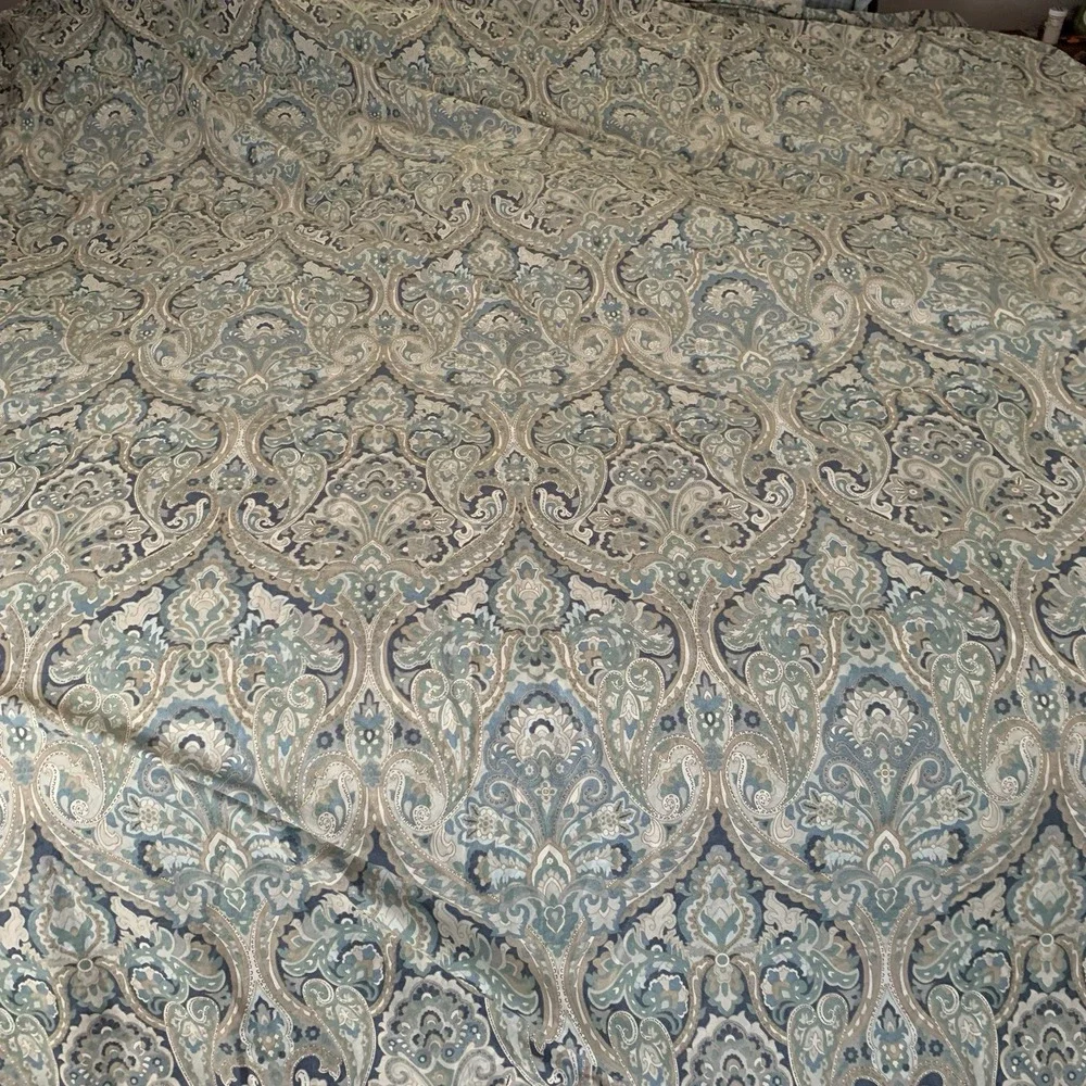 Pottery Barn Mackenna Paisley Duvet Cover 2 Shams Full Queen